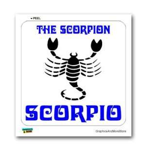  Scorpio The Scorpion Zodiac Horoscope Sign   Window Bumper 