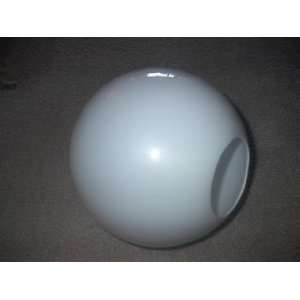   24 Inch White Polycarbonate Globes 8 5/8 Inch Opening 