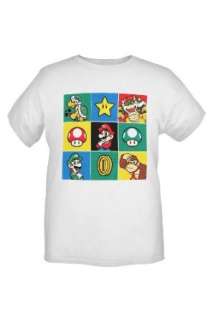  Nintendo Super Mario Bros. Squares T Shirt Clothing