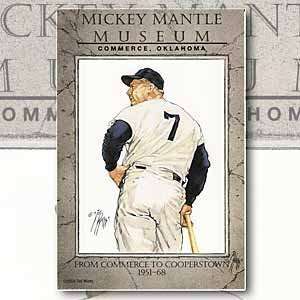 Mickey Mantle   From Commerce to Cooperstown (1951 68)   Postcard (6 