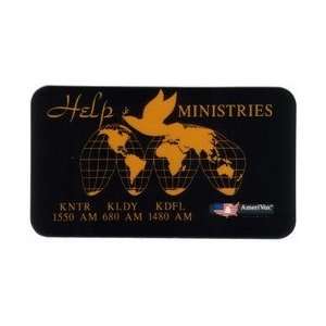  Collectible Phone Card Help Ministries (World Map & Radio 