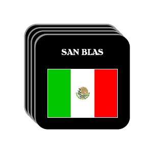  Mexico   SAN BLAS Set of 4 Mini Mousepad Coasters 