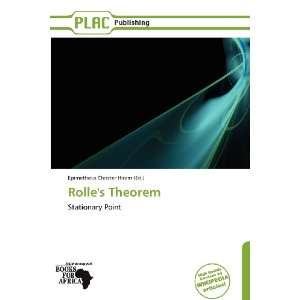  Rolles Theorem (9786138848356) Epimetheus Christer 