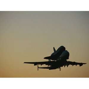  Space Shuttle Atlantis Piggyback Take Off on a Boeing 747 