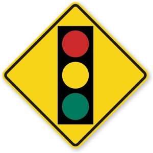  Traffic Light Ahead (Symbol) Engineer Grade, 36 x 36 