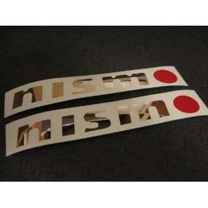 Nissan NISMO CHROME decal sticker nissan altima maxima 350z 300zx twin 