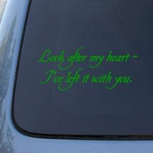 LOOK AFTER MY HEART   TWILIGHT   Vinyl Car Decal Sticker #1796  Vinyl 