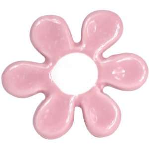  Nifty Nob 4 02A 11A 02 60s Flower Cabinet Knob, Pink with 