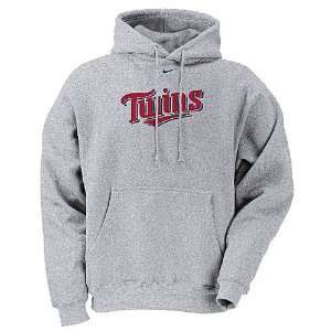  Minnesota Twins MLB Grey Embroidered Tackle Twill Hooded 