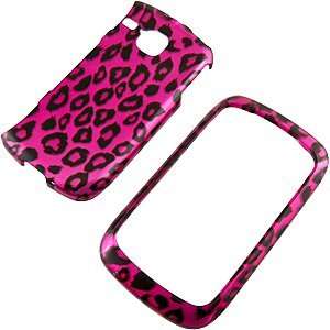Hot Pink Leopard Print Protector Case for Samsung DoubleTime i857