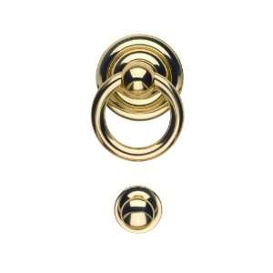  Omnia 076/100 US3 Polished Brass Door Knocker with 4 5/8 