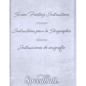  Screen Printing Instruction Booklet Arts, Crafts & Sewing