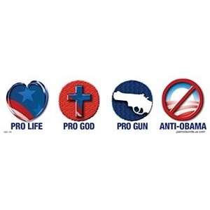 Pro Life Pro God Pro Gun Anti Obama 