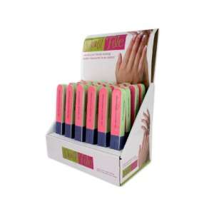 7Way Nail File 24Pc Pdq Case Pack 72 Beauty