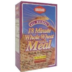 Haddar 18 Minute Whole Wheat Matzah Meal Grocery & Gourmet Food
