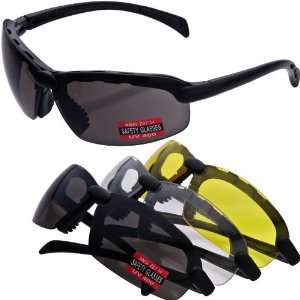  Black Safety Glasses   SPITS C2 Vented Frame   Various 