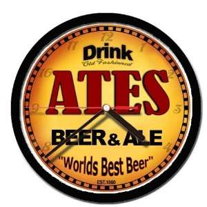  ATES beer and ale wall clock 