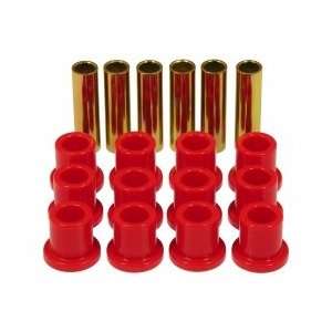  Prothane 6 1001 Red Rear Spring Eye and Shackle Bushing 