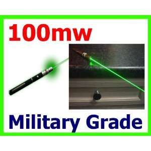  100mw Military Astronomy Grade Green Laser (Pops Balloons 