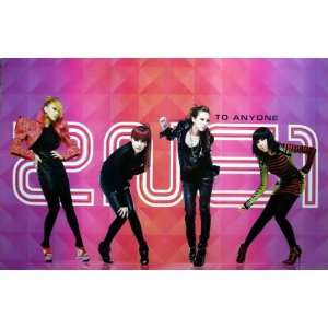 2ne1 to Anyone Korean Girl Group Pop Dance Wall Decoration Poster Size 