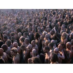  Crowds of Naga Sadhus During Maha Kumbh Mela Festival 