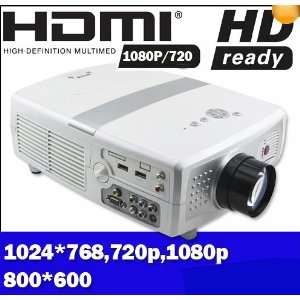  1080P Home Theater 1800lunes LCD Projector HD399 Buid in 