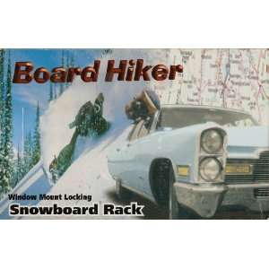  BOARD HIKER WINDOW MOUNT LOCKING SNOWBOARD RACK 