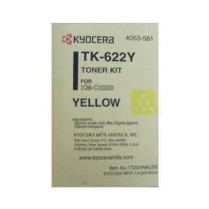   Part # TK622Y Toner Cartridge OEM Yellow   11,500 Pages (1T05HNAUS0