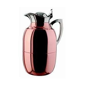   Liter 8 Cup Copper Carafe with Chrome Plated Trim