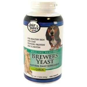  Four Paws Brewers Yeast Tablets w/ Garlic (1000 Count 