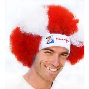 2010 FIFA World Cup South AfricaTM Afro Wig for England 