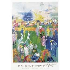  Leroy Neiman Kentucky Derby Collectors Print