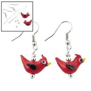   Red Cardinal Earring Kit   Beading & Bead Kits Arts, Crafts & Sewing