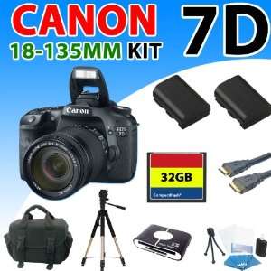  Canon EOS 7d Digital SLR Camera + Canon Ef s 18 135mm F/3 