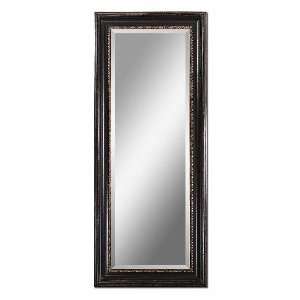 Uttermost 14199 Bernia   Mirror, Distressed Black Frame Finish with 