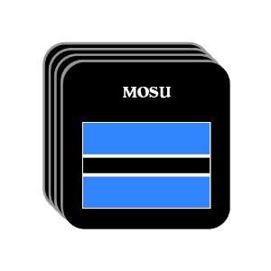  Botswana   MOSU Set of 4 Mini Mousepad Coasters 