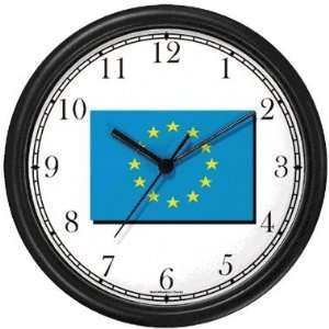 Flag of European Economic Community No.1 Wall Clock by 