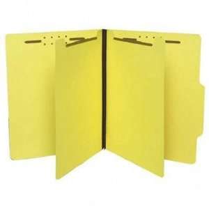 Top Tab Six Part Folder, 1 Expansion, Letter Size, Yellow   6 Parts; 1 