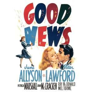 Good News Movie Poster (27 x 40 Inches   69cm x 102cm) (1947) Style B 