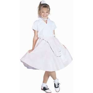  Kids 50s Girl Costume (SizeSmall 4 6) Toys & Games