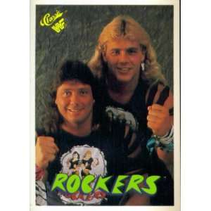  1990 Classic WWF Wrestling Card #134  The Rockers Sports 