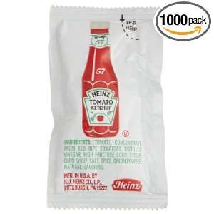 Heinz Single Serve Packet, Ketchup, 0.32 Ounce Packets (Pack of 1000)