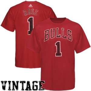  adidas Derrick Rose Chicago Bulls #1 Player Vintage 