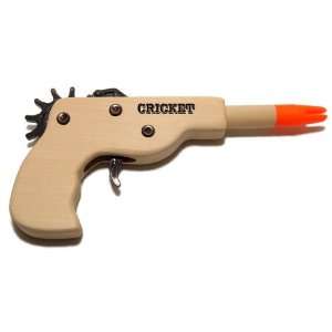  Wooden Cricket Rubber Band Pistol [Toy] 