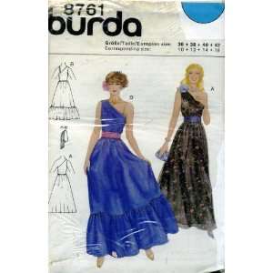  Burda Formal Prom Dress Sewing Pattern #8761 Everything 
