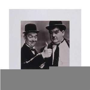  Laurel & Hardy, Thumbs Up Poster Print