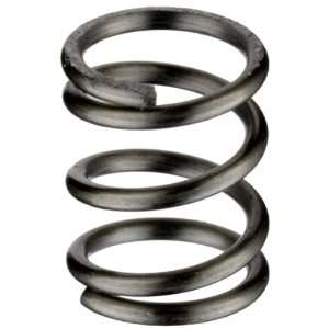 Music Wire Compression Spring, Steel, Inch, 0.36 OD, 0.042 Wire Size 