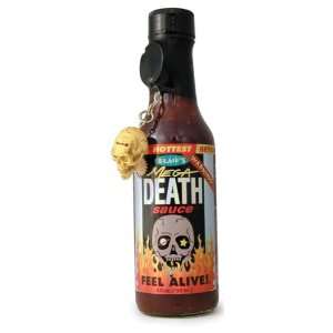 Hot Sauce, Blairs Mega Death Hot Sauce, 5oz Glass Jar, w/Skull Key 