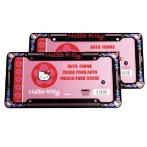   License Plate Frame   Sanrio Love Hello Kitty Hearts Automotive