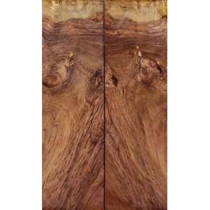   Burl Swirly Knife Scales 2 Pcs @ 3/8x1 1/2x6 